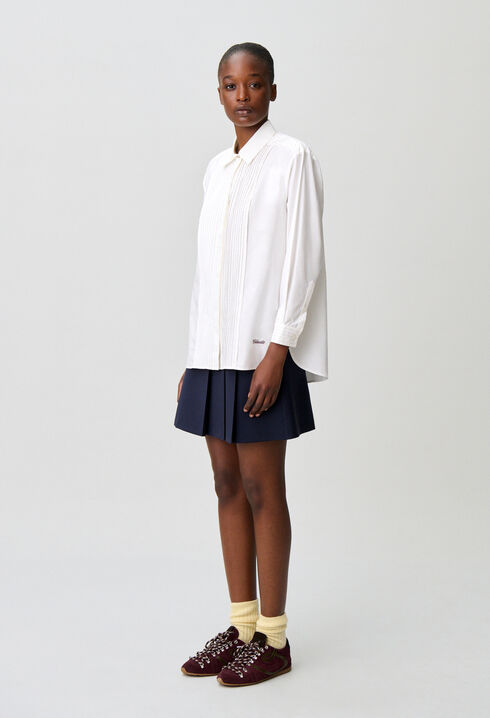Camisa popel&iacute;n bordado Claudie