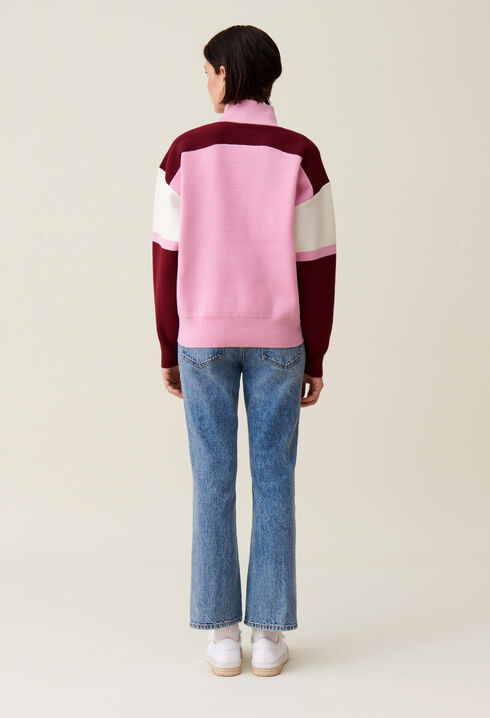 Sudadera cuello camionero