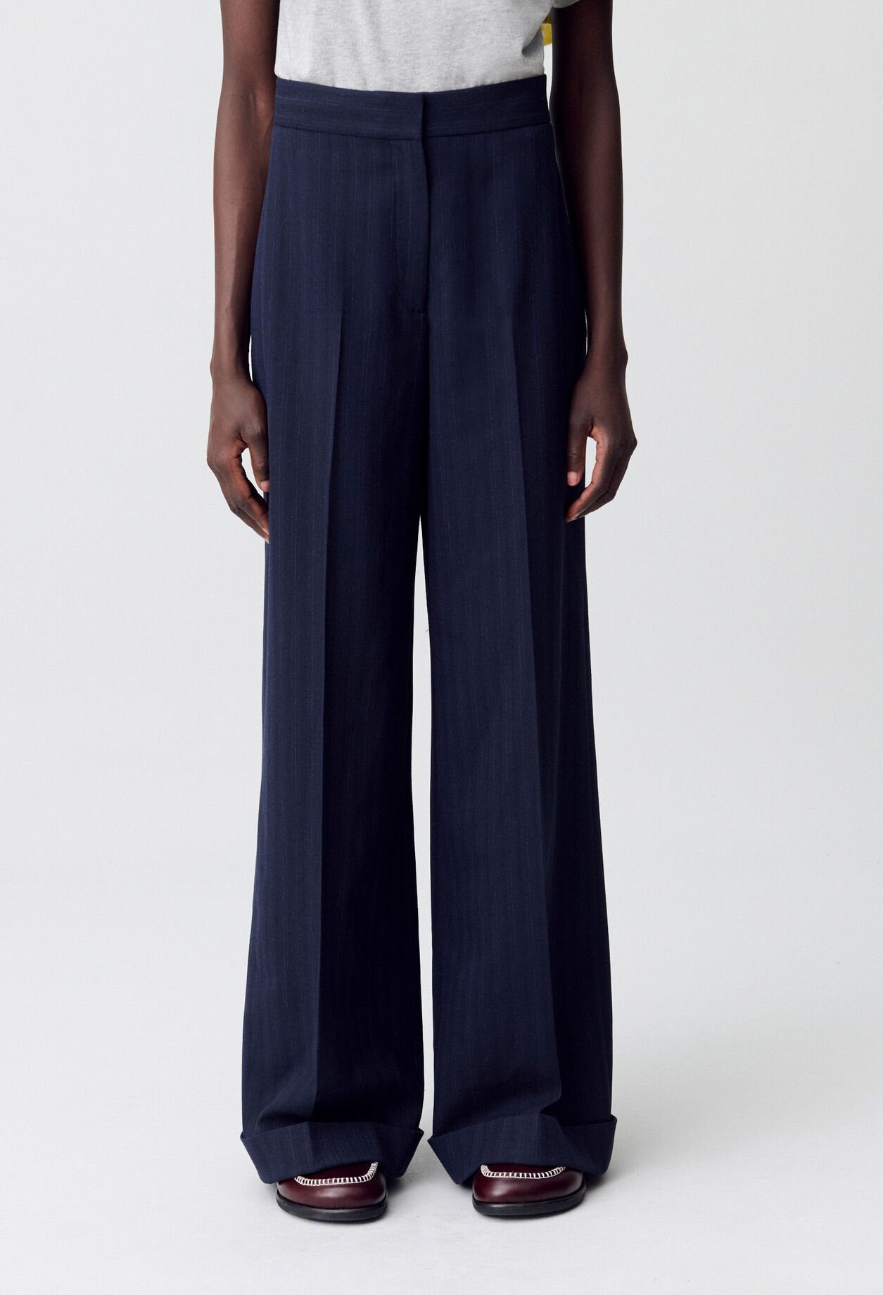 Pantalón de traje recto