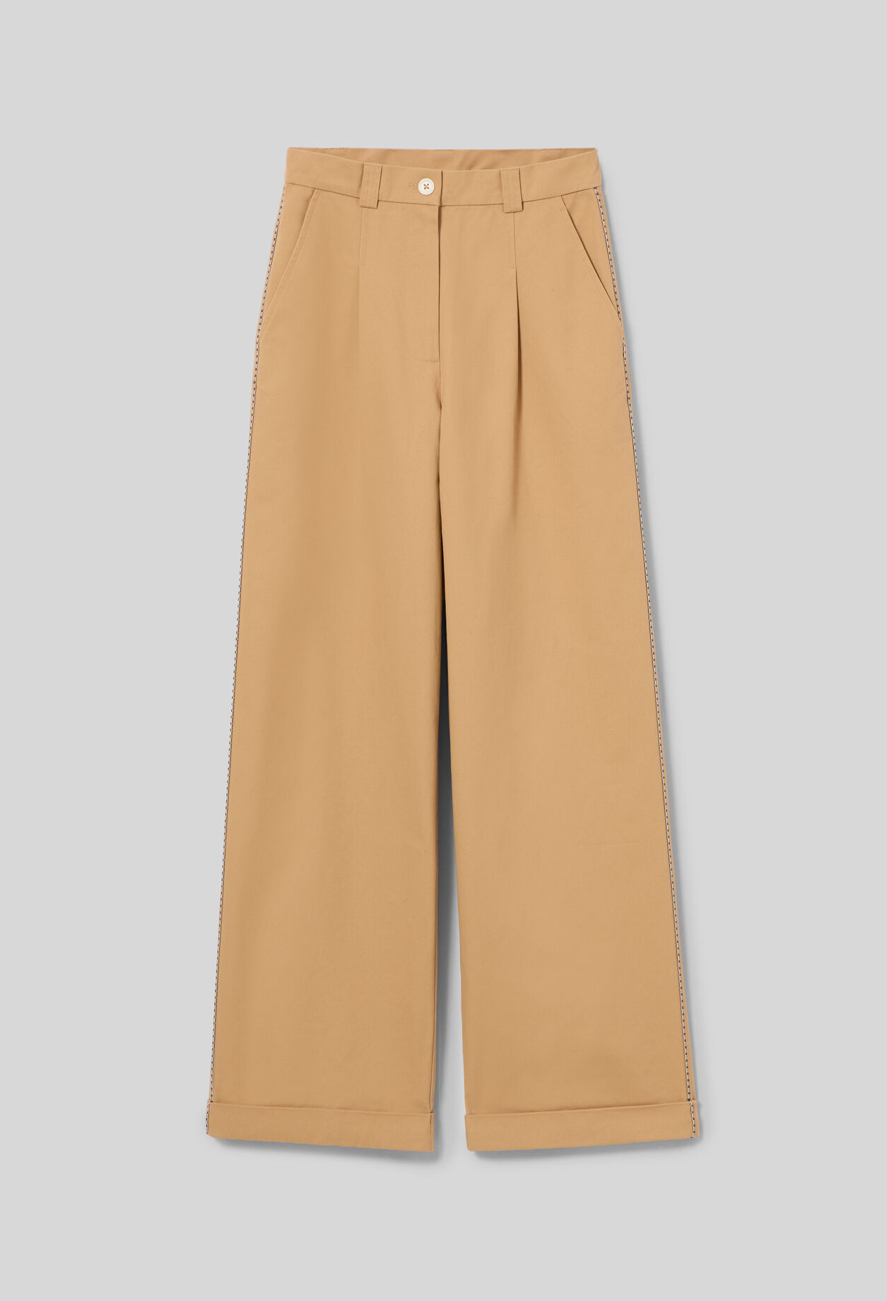 Pantal&oacute;n recto con pliegues