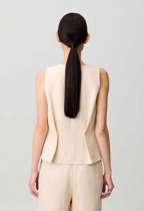 Chaleco de traje sin mangas