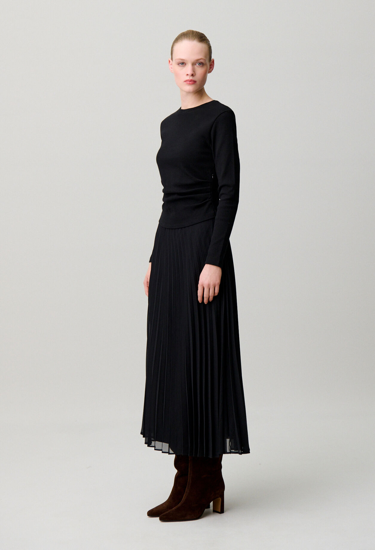 Vestido camiseta bimateria