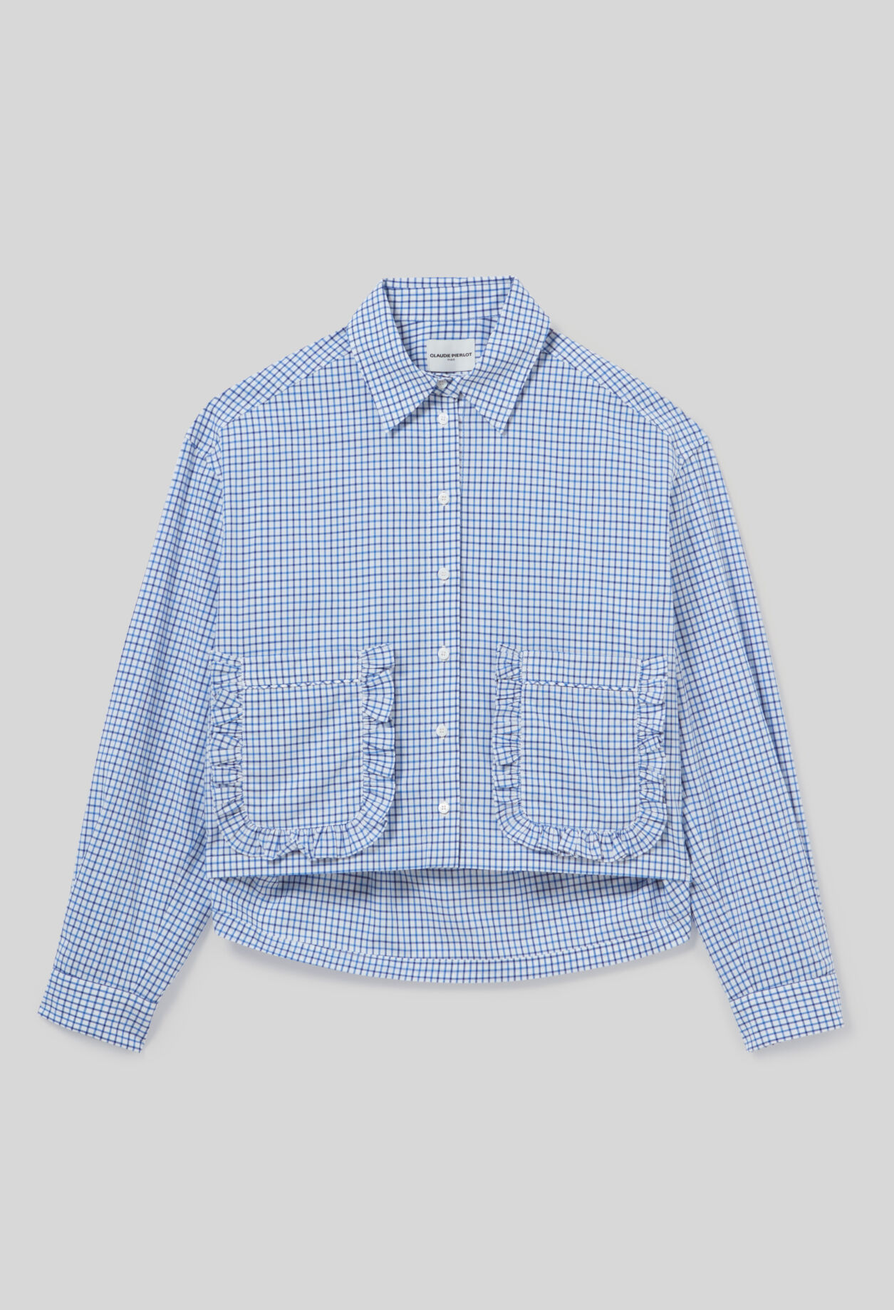 Camisa de cuadros con bolsillos
