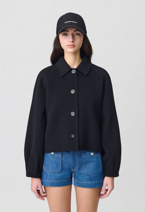 Chaqueta corta cuello camisa
