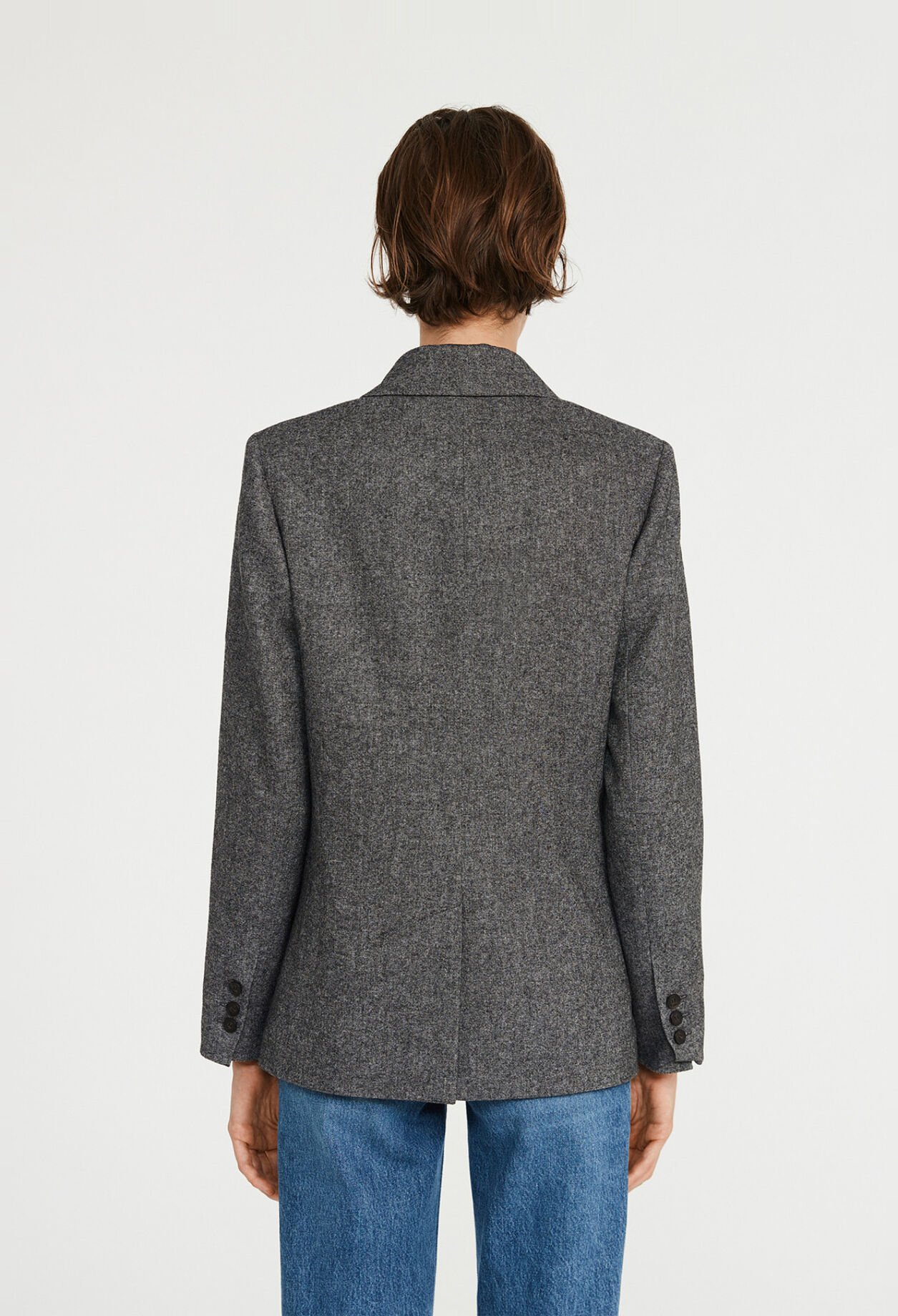 Chaqueta de traje a rayas