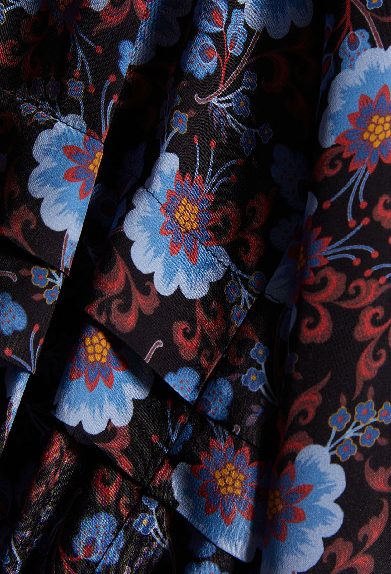 Vestido estampado de túnica