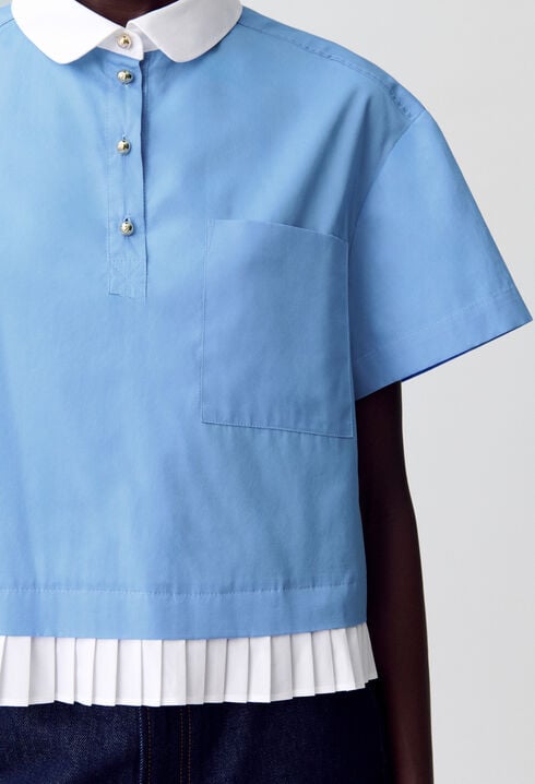 Top con cuello Peter Pan