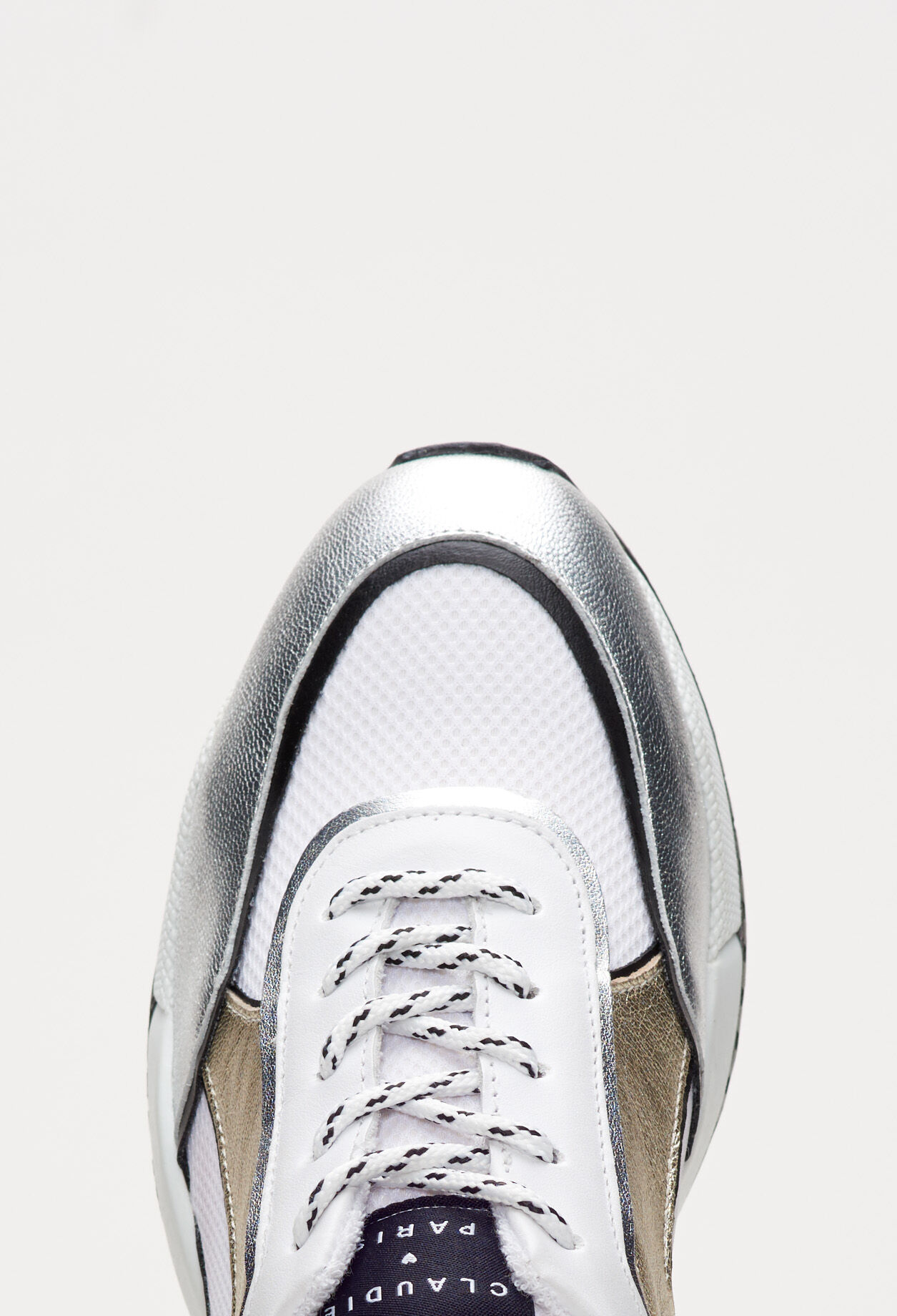 Zapatillas con motivo de metal