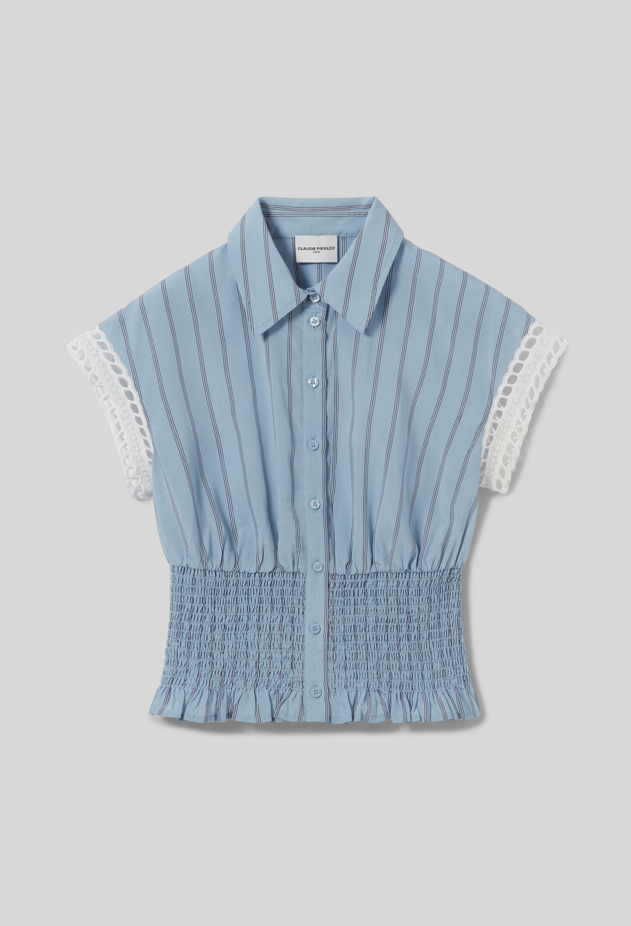 Camisa de rayas sin mangas