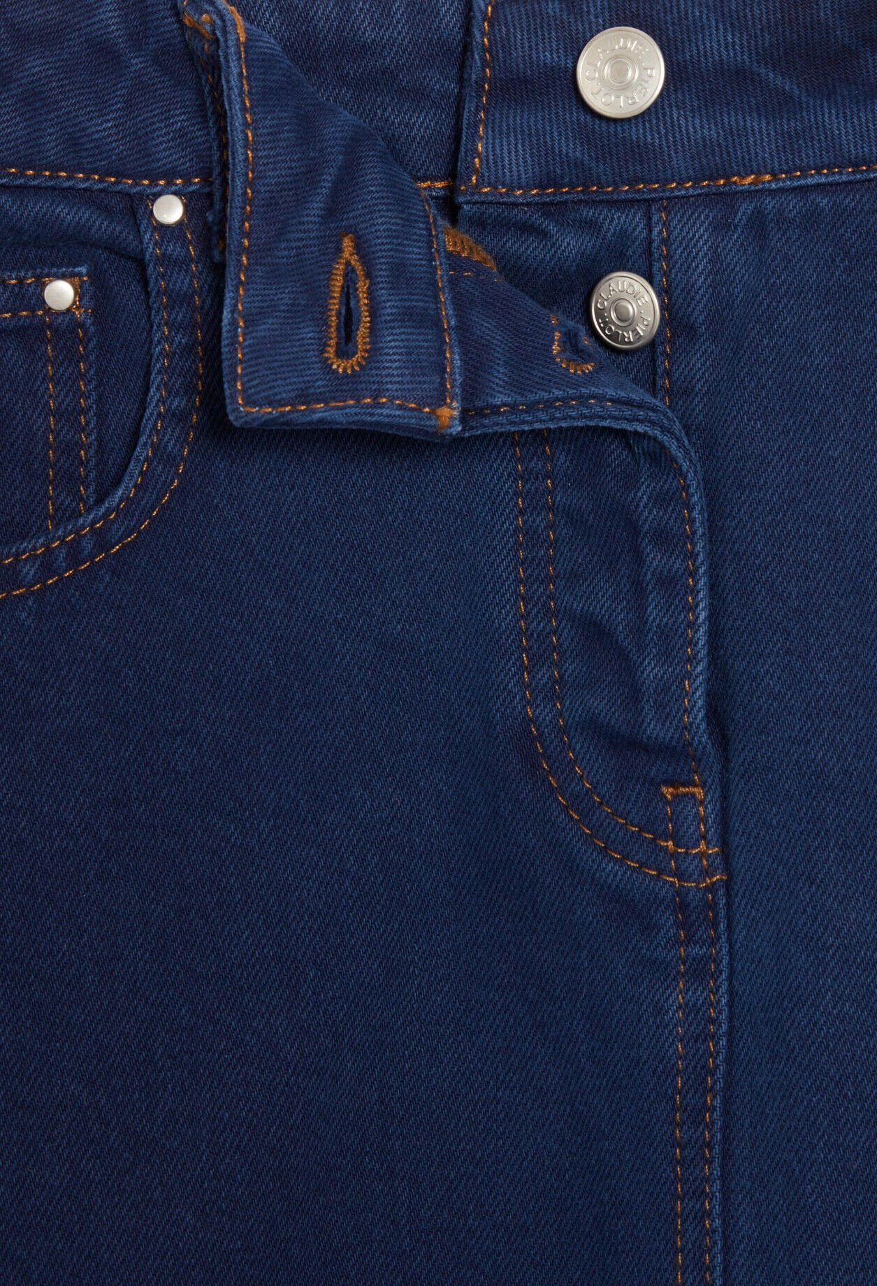 Falda midi vaqueros azules