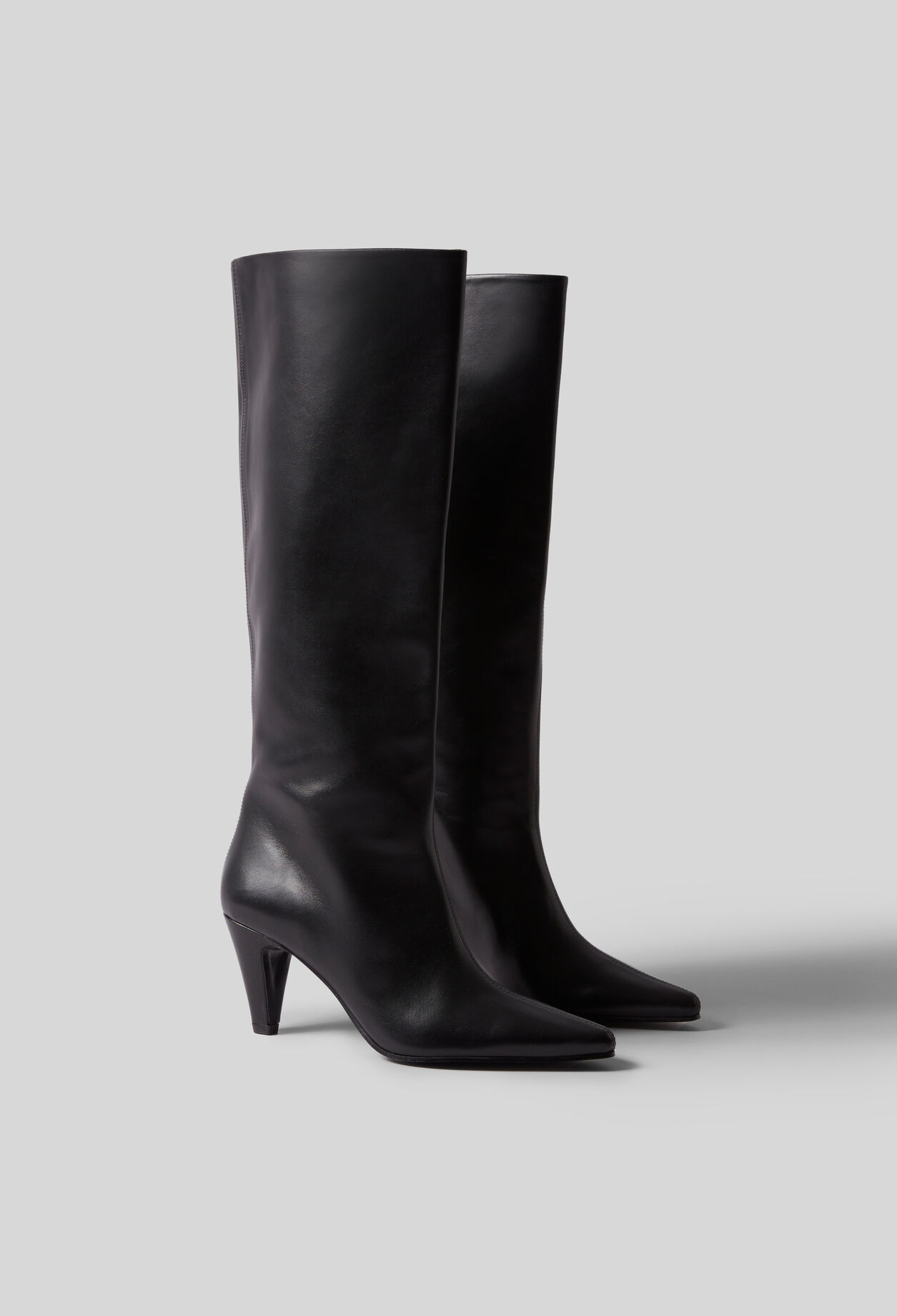 Botas altas de piel