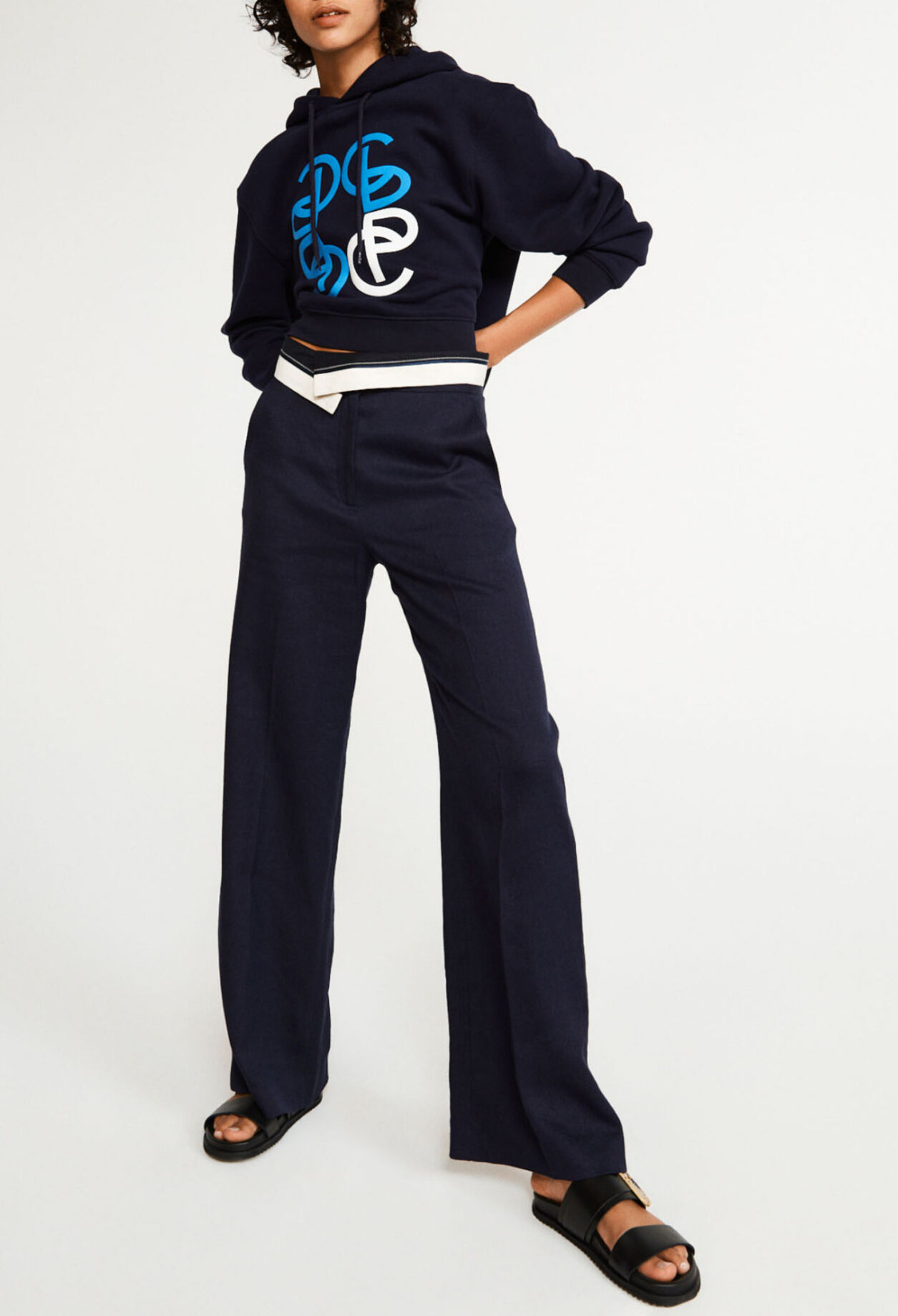 Pantalones de talle alto