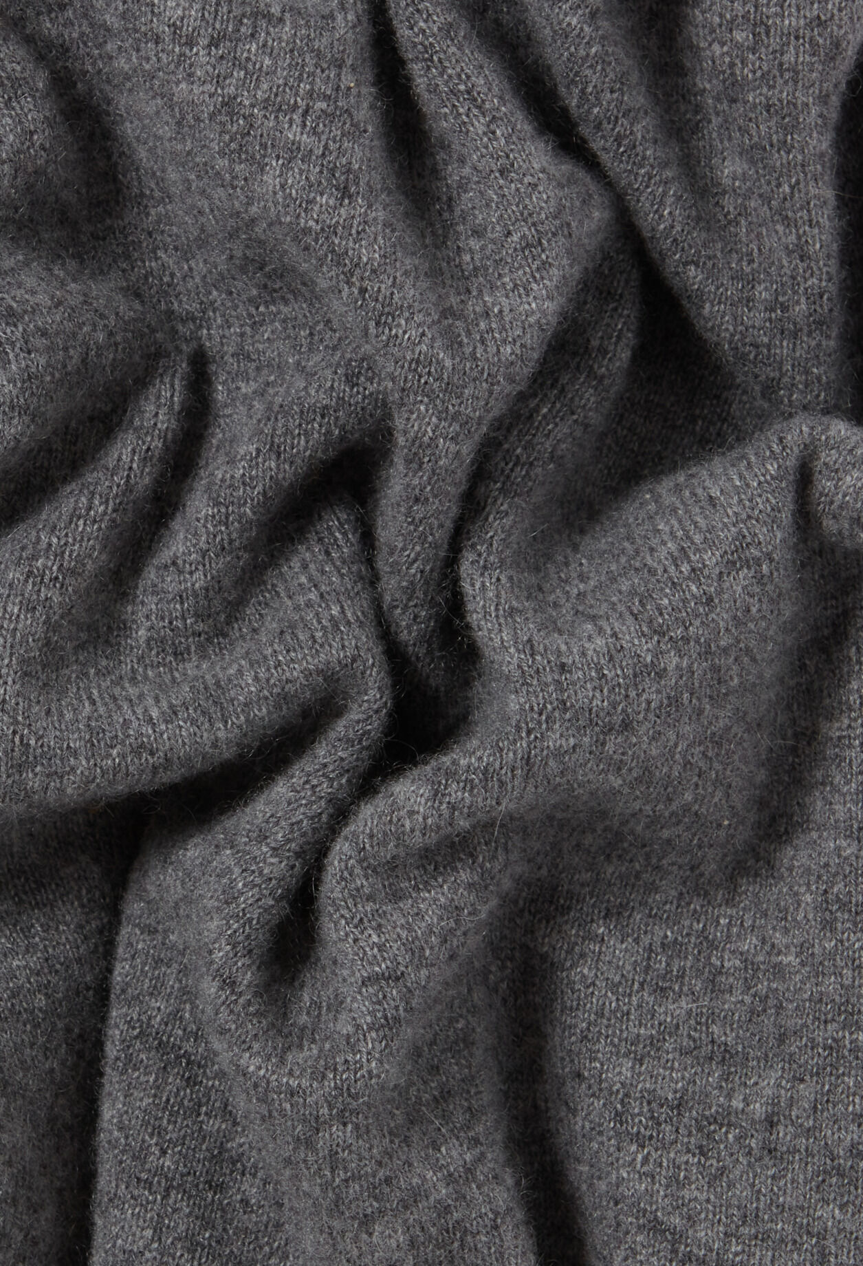 Pantalón fluido gris de cachemir
