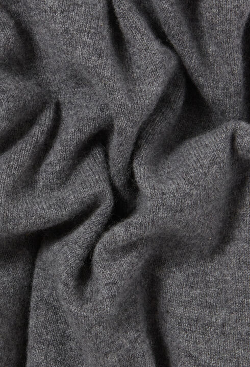 Pantalón fluido gris de cachemir