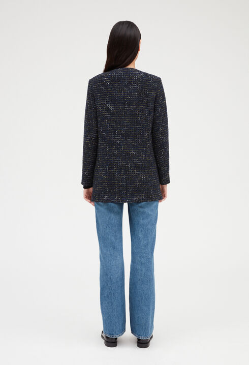 Abrigo de tweed
