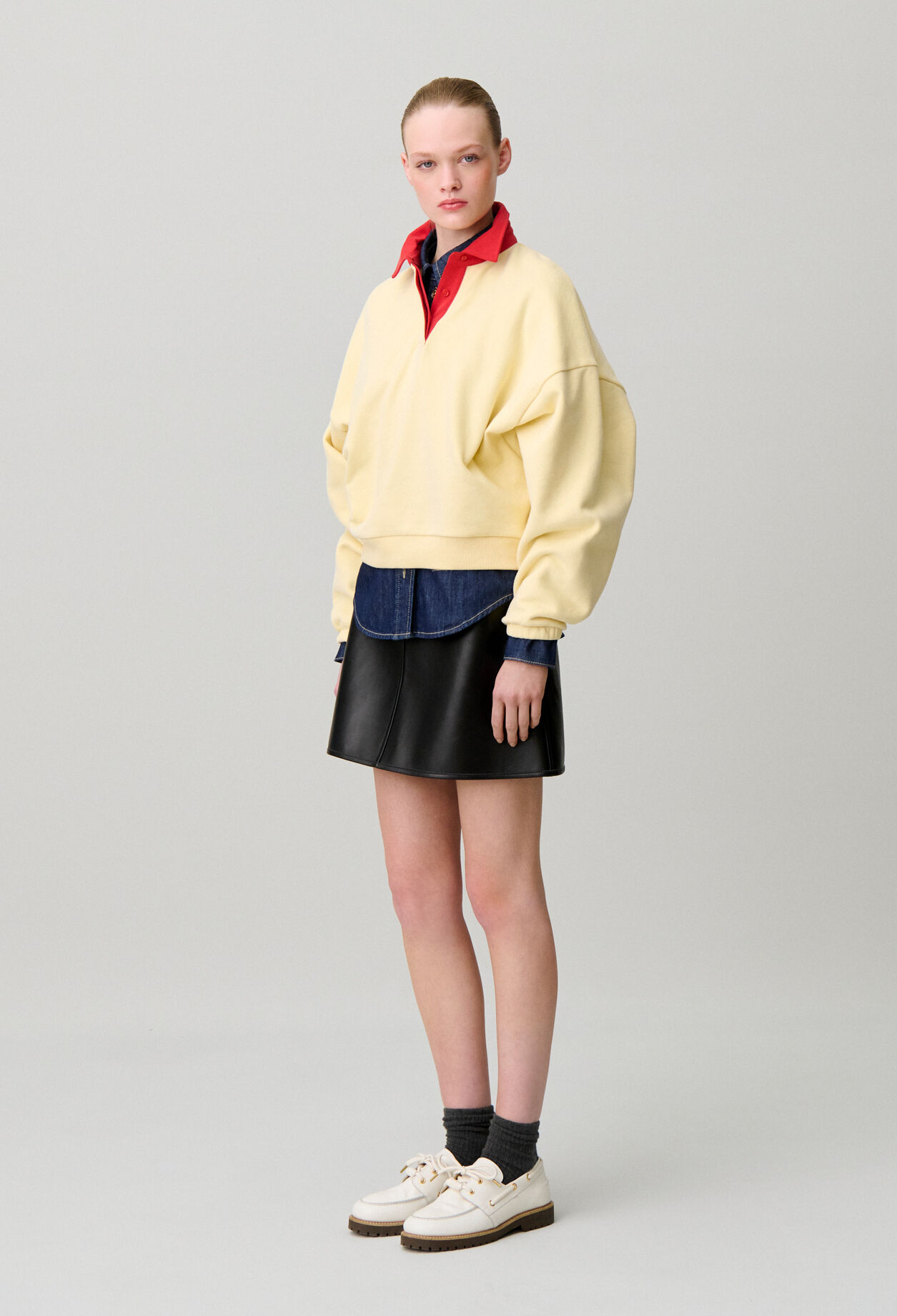 Sudadera oversize de algod&oacute;n