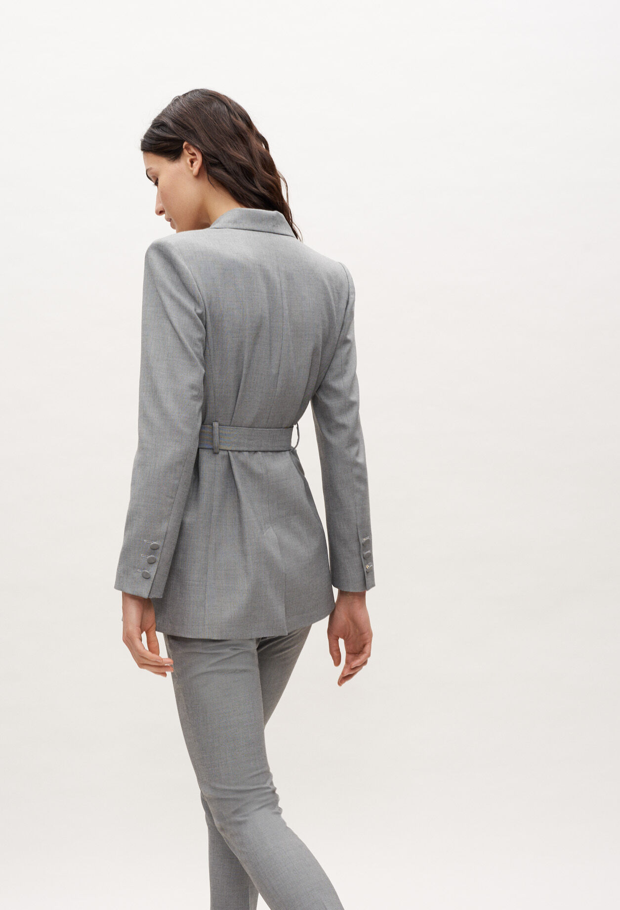 Chaqueta cruzada ajustada