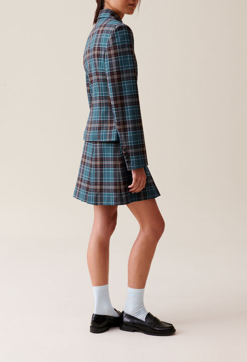 Chaqueta de traje a cuadros