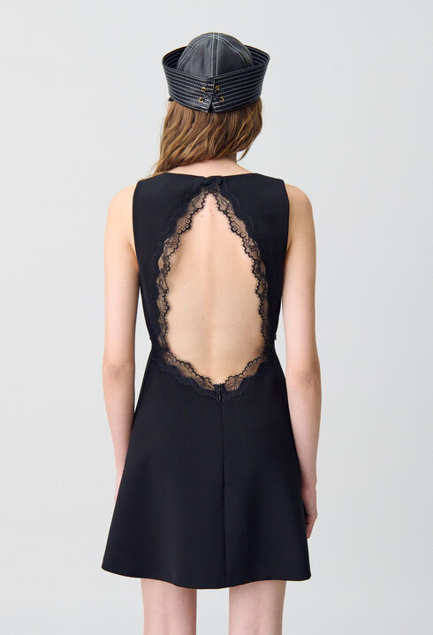 Vestido encaje espalda descubierta