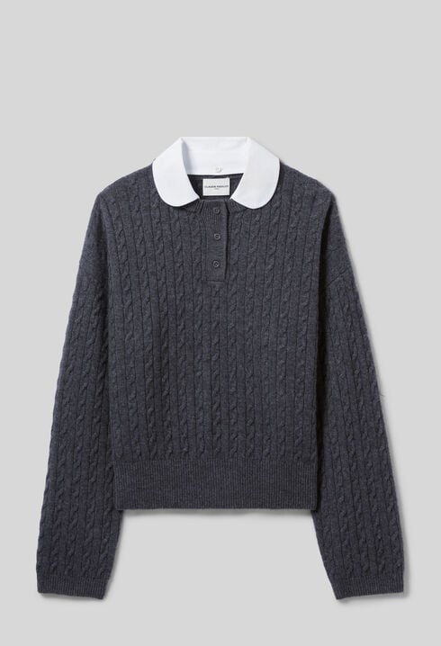 Jersey con cuello bebé.