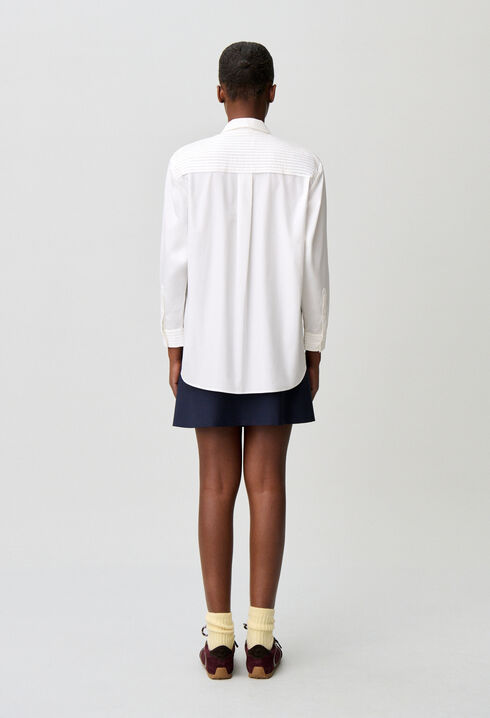 Camisa popel&iacute;n bordado Claudie