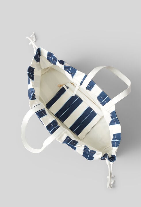 Gran bolso shopper a rayas