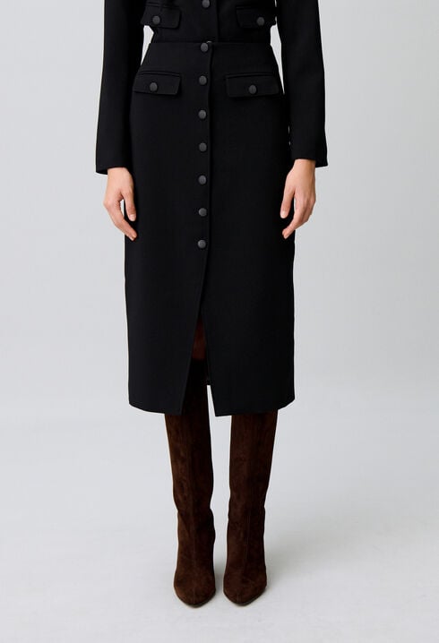 Falda midi