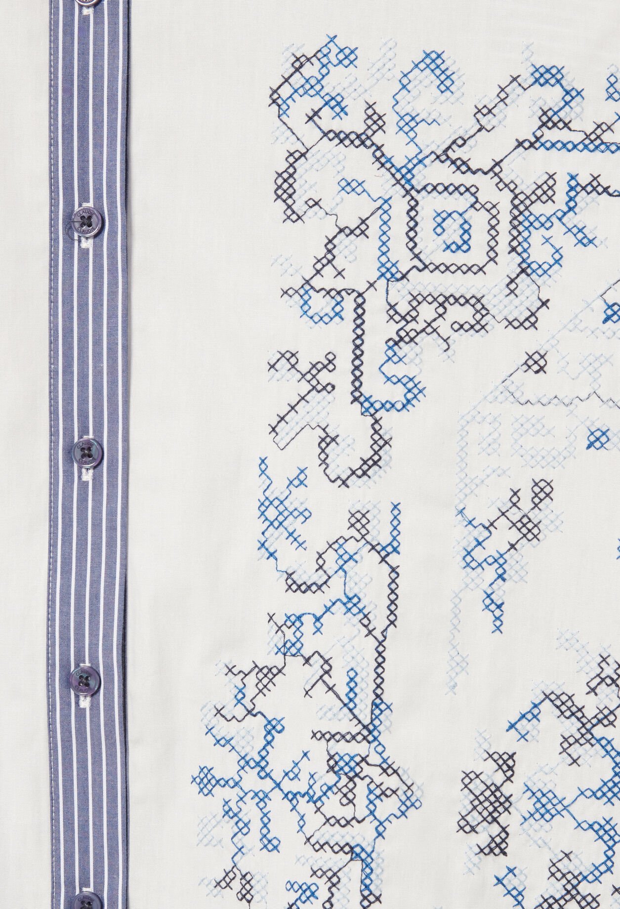 Camisa de algod&oacute;n a rayas