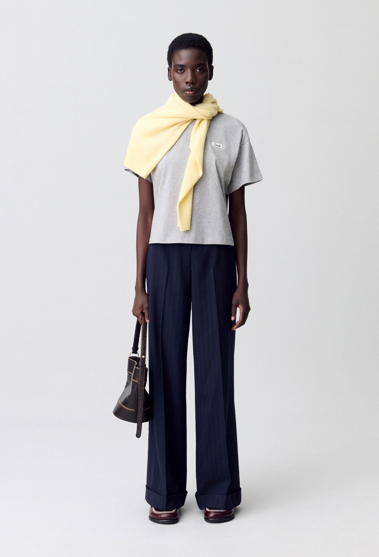 Pantalón de traje recto