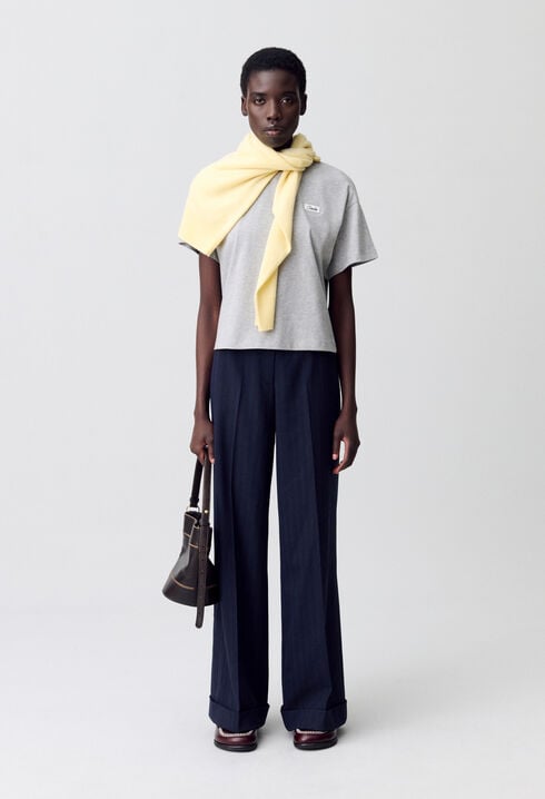 Pantalón de traje recto