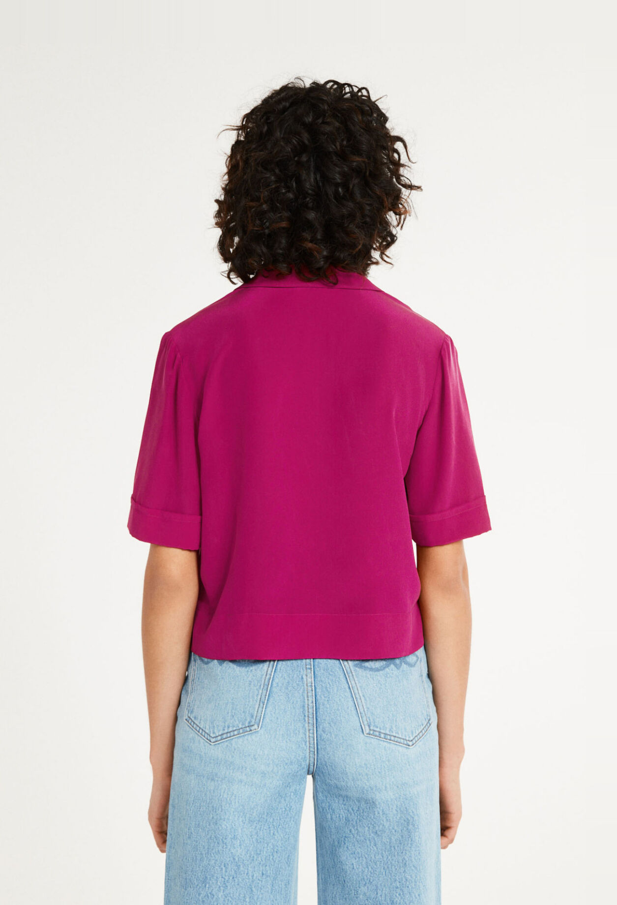 Blusa de seda