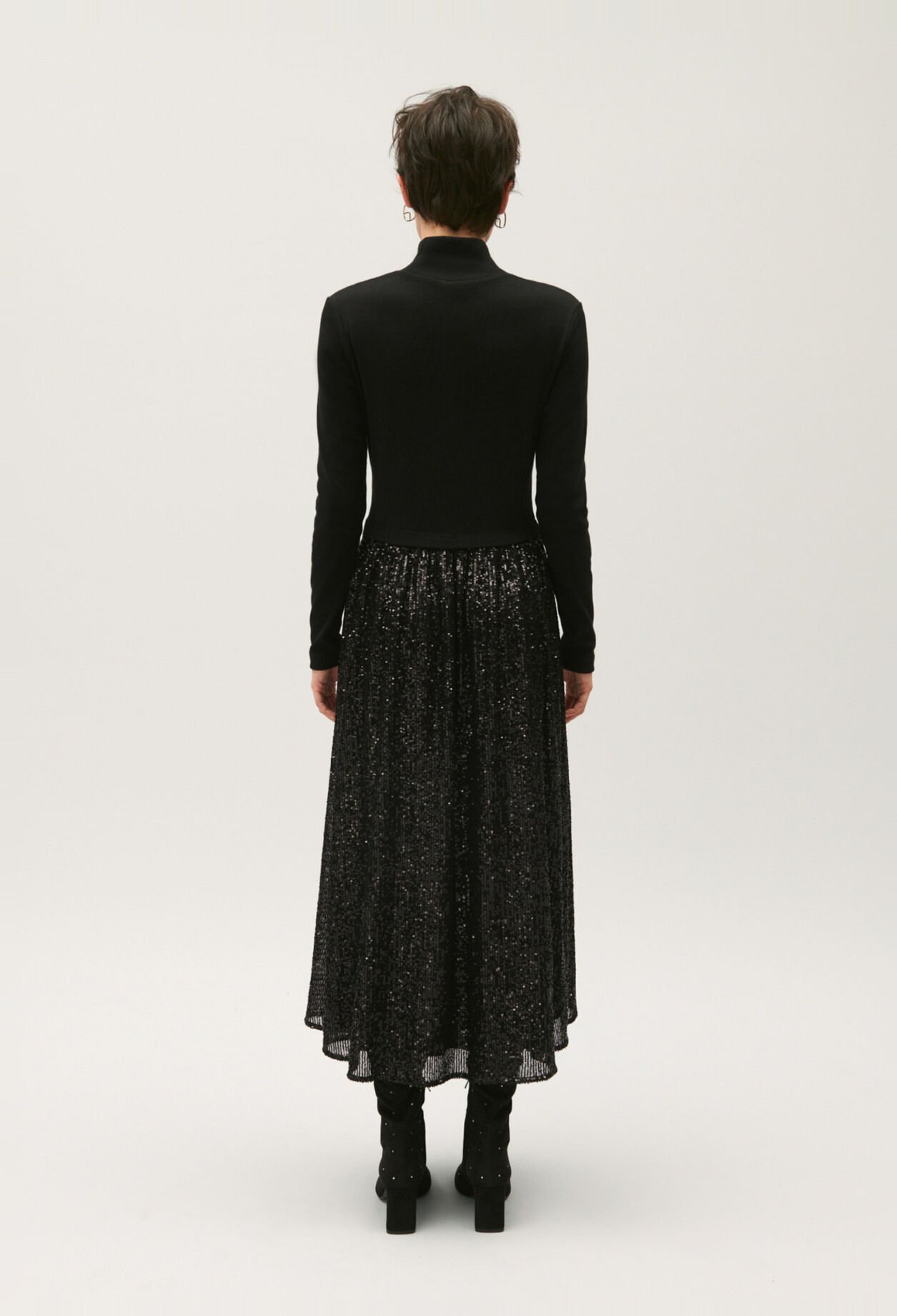 Vestido de lentejuelas negras