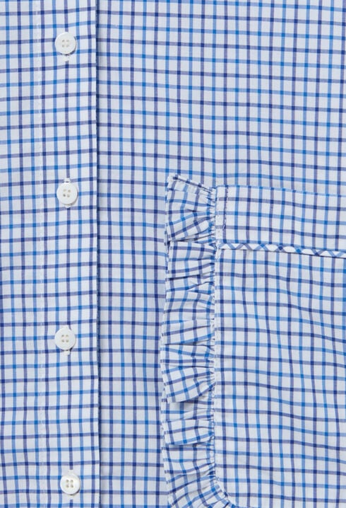 Camisa de cuadros con bolsillos