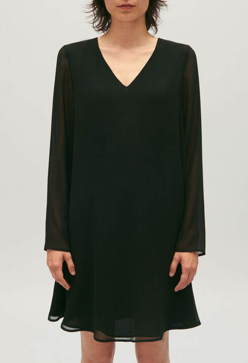 Vestido corto Rififi negro 