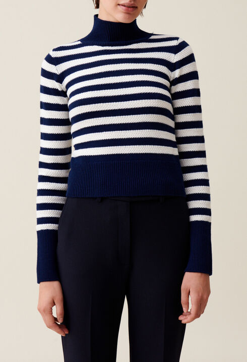 Jersey marinero cuello alto
