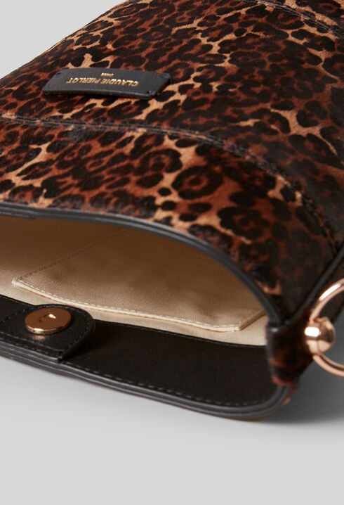 Bolso de cubo Solveig leopardo