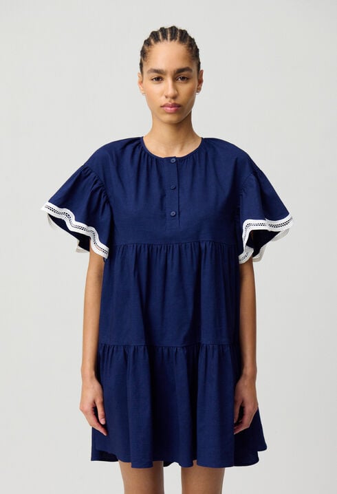 Vestido corto estilo babydoll