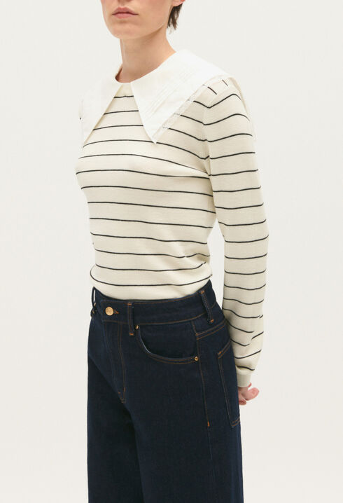 Jersey con cuello desmontable
