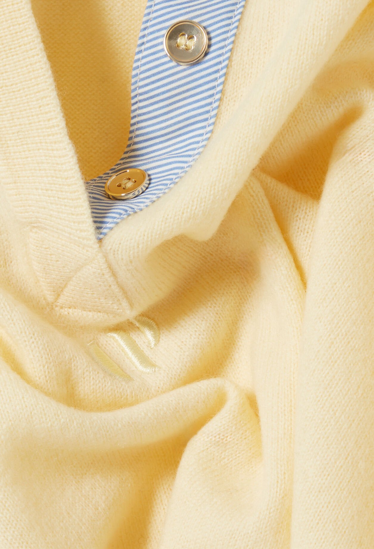 Jersey de lana con cuello de polo