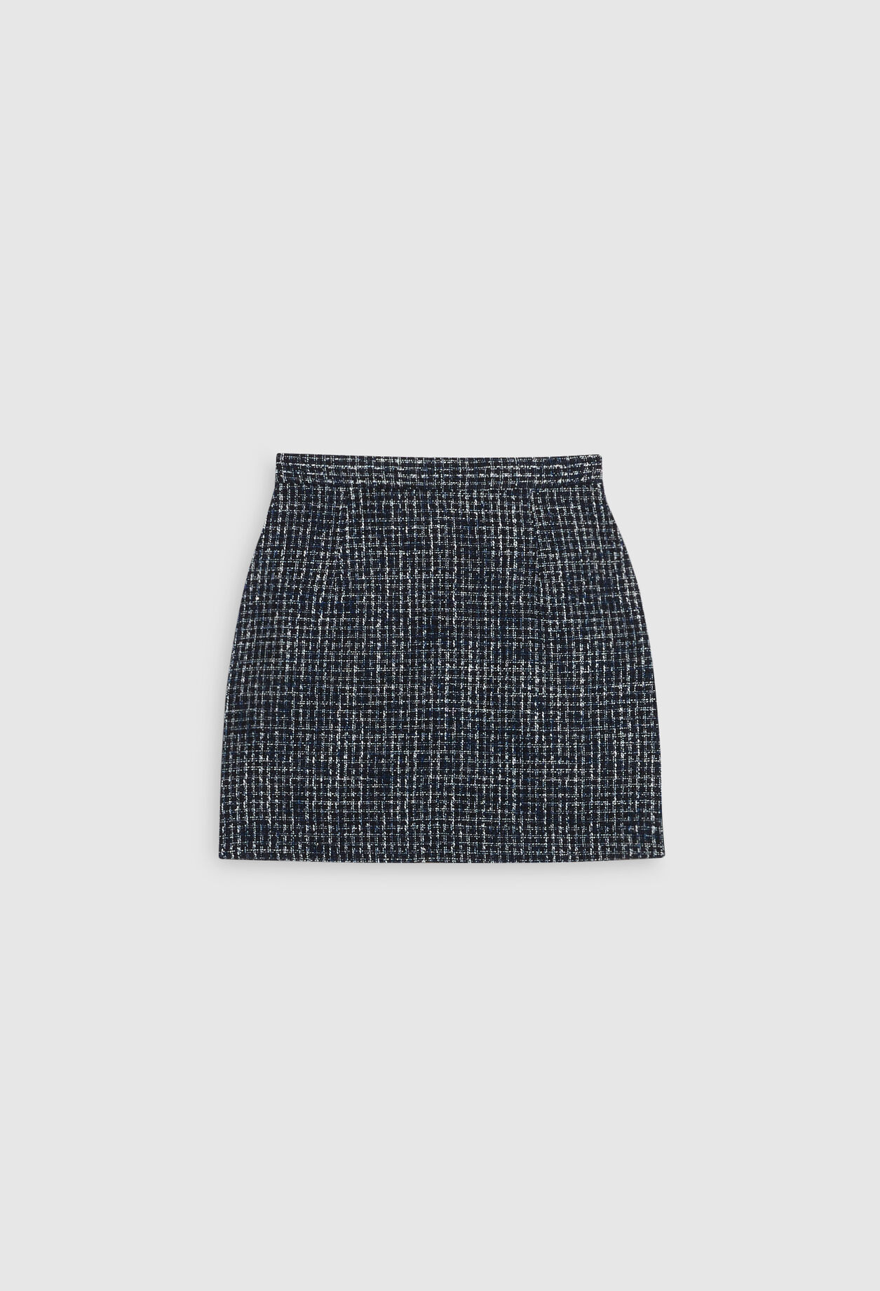 Falda corta de tweed