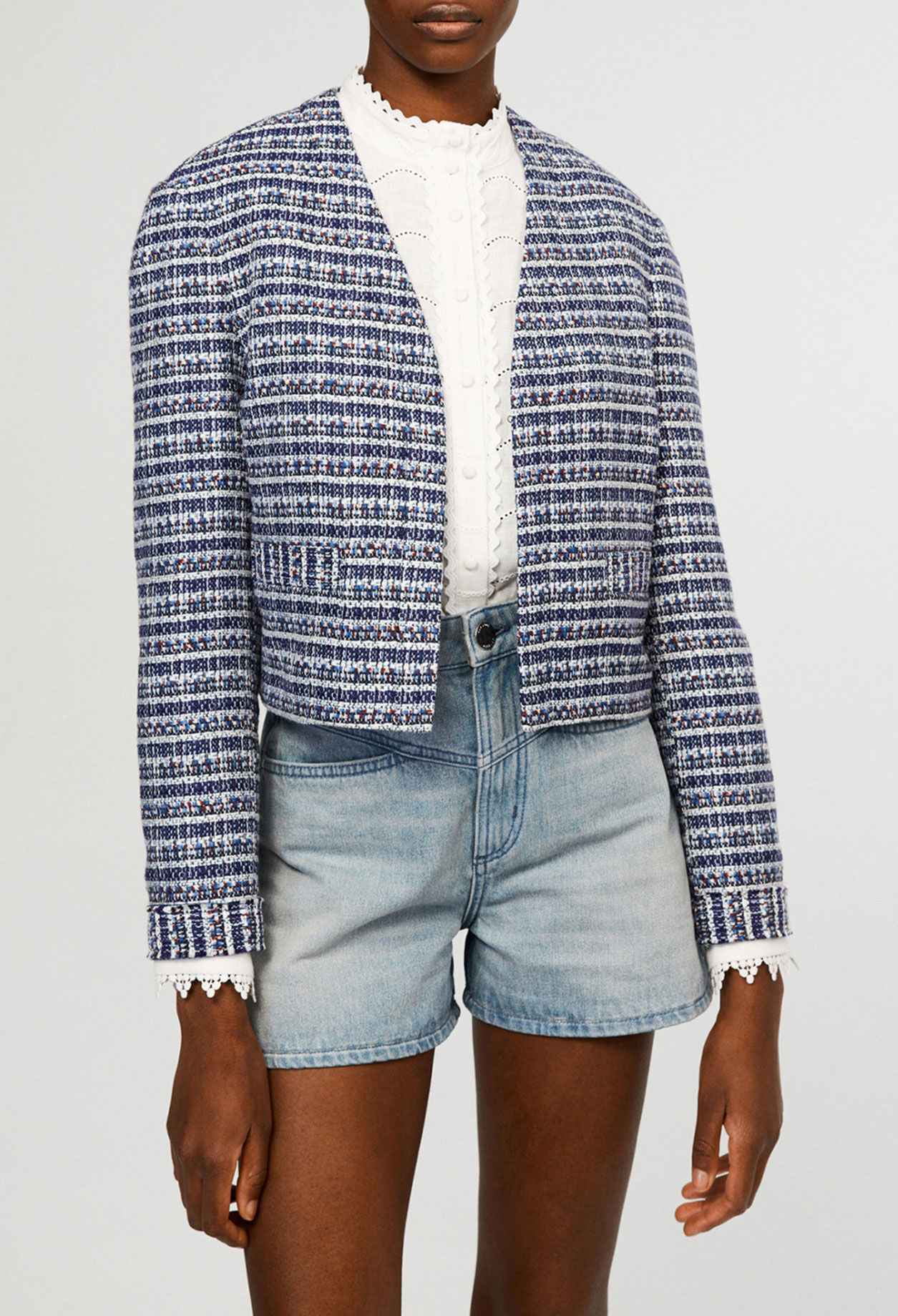 Chaqueta de tweed
