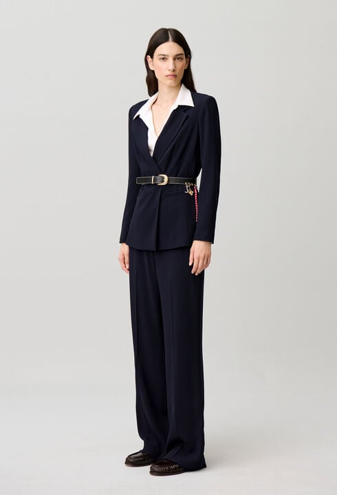 Chaqueta de sastre cruzada