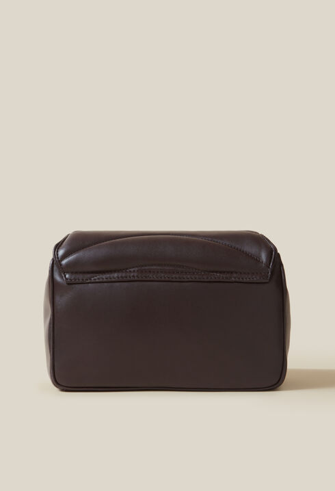 Bolso Alba de cuero acolchado