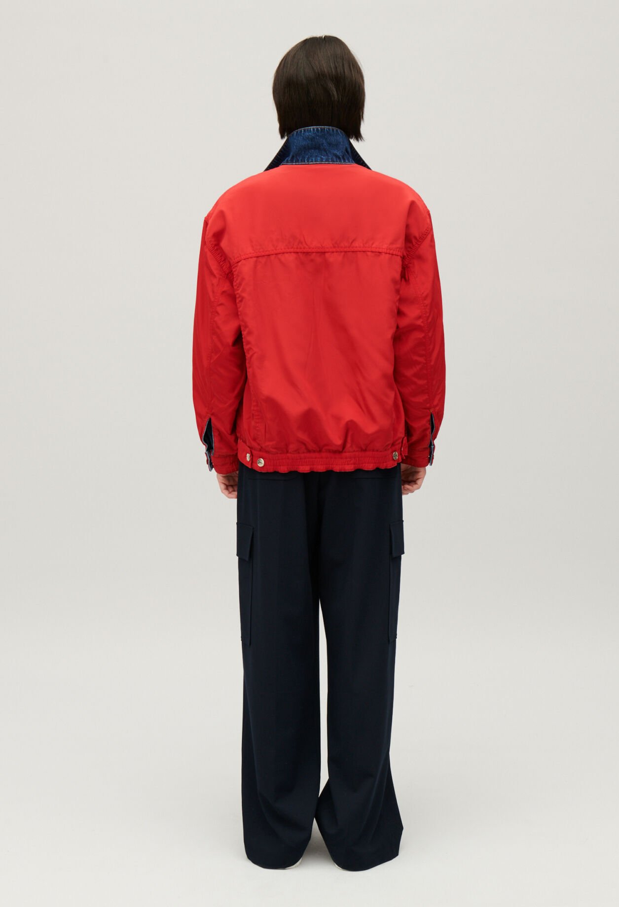 Chaqueta oversize vaquera reversible