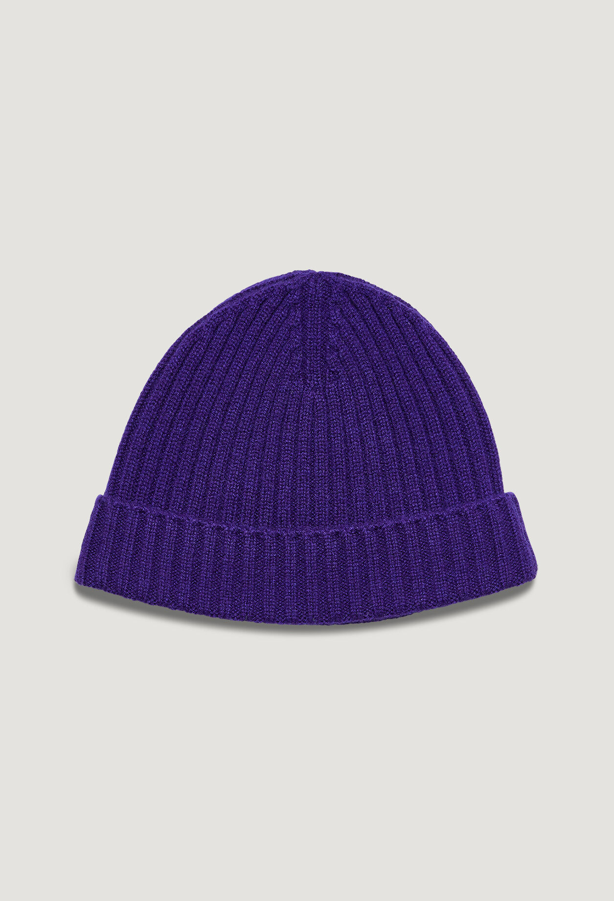 Gorro de canalé de cachemira