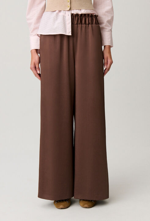 Pantal&oacute;n fluido satinado