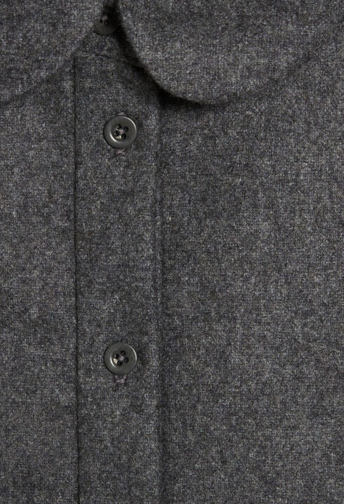 Cuello desmontable de punto gris claro