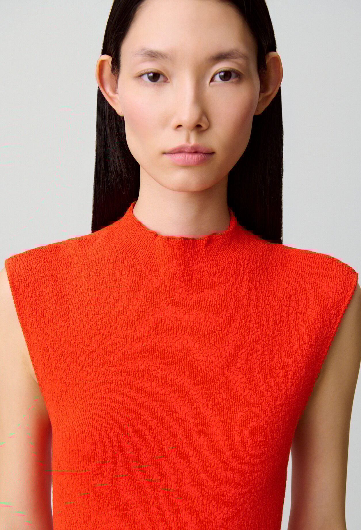 Vestido de punto plisado