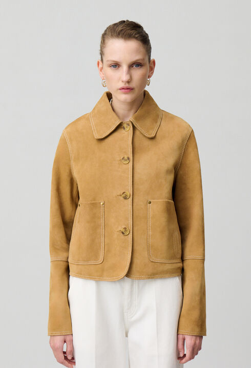 Chaqueta de ante