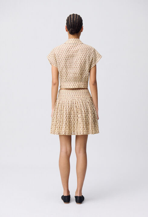 Camisa fluida corta